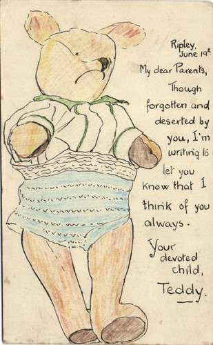 Teddy bear vintage made - pc,