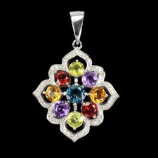 Silver Pendant Amethyst