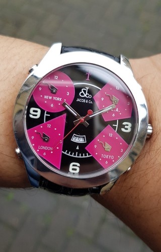Jacob watch 5 time zone - time,