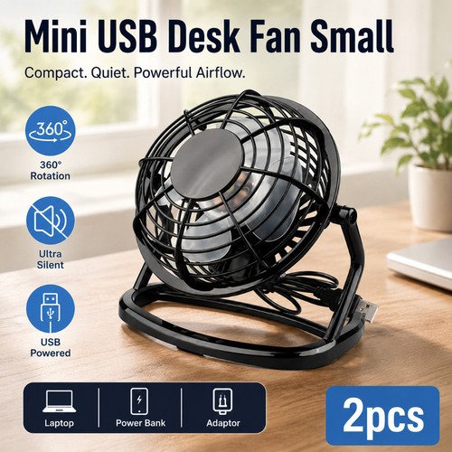 Portable usb desk fan small - portable,