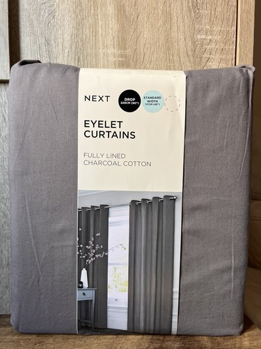 Grey charcoal lined cotton - grey,