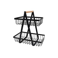 2/3 Tier Fruit storage Basket Fruit Bowl Holder Bread Basket Vegetable Rack UK