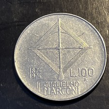 Italy 100 Lire 1974 - Marconi