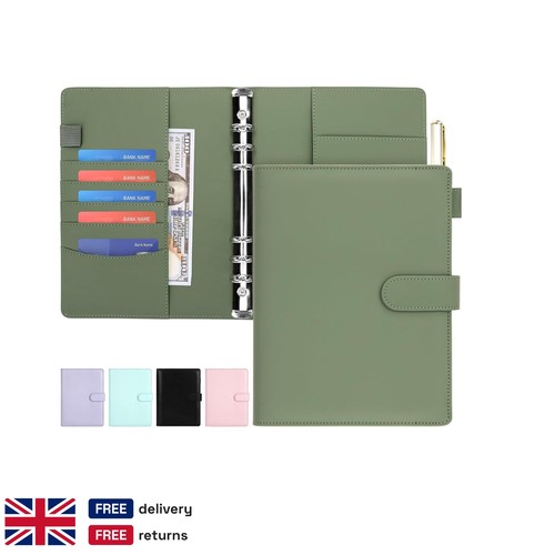 Green ring budget binder - a5,