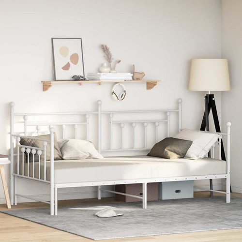 Daybed frame white steel - daybed,