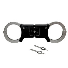 TCH850 Nickel Plated Rigid Folding Handcuffs