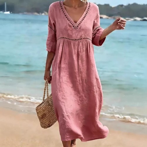 Women neck cotton blend - neck,