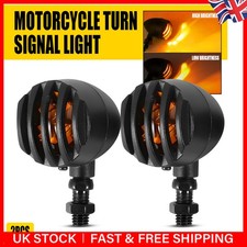 2X Black Motorcycle Bullet