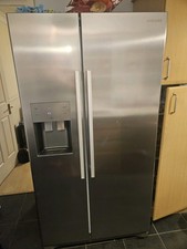 Samsung Series 6 RS50N3513SL/EU American Style Fridge Freezer Aluminium