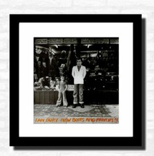 IAN DURY New Boots and Panties LP Cover Mounted Framed Print PUNK MADE IN UK 