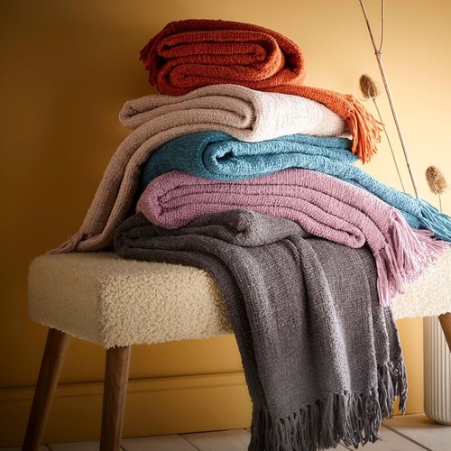 Chenille throw textured - throw,