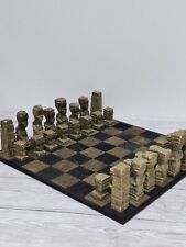 Antique African Chess Set With