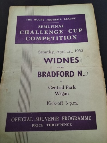 1950 rugby league challenge - rugby,