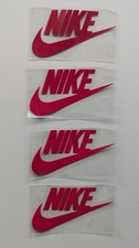 4x Iron On Red Vinyl Transfers