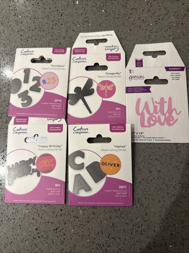 Five sets mini dies - sets,
