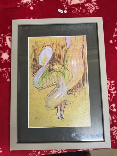 Vintage framed art print - art,