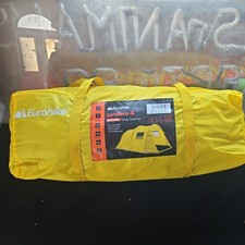 Eurohike Sendero 4 4-Person Tunnel Tent YELLOW NEW Bargain Price