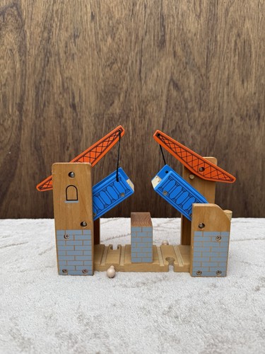 Wooden lifting drawbridge - wooden,