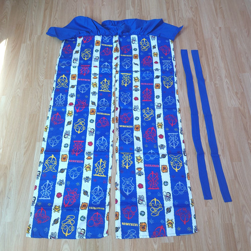 Ultraman blue tieback curtains - ultraman,