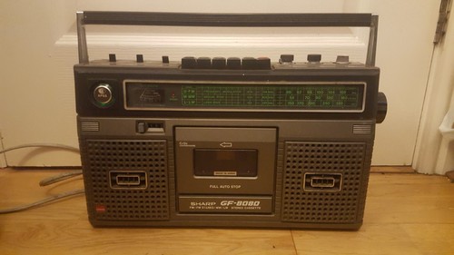 Sharp 8080 lw boombox - sharp,