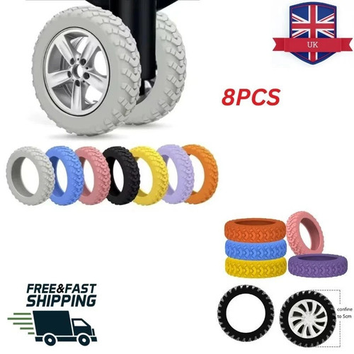8pcs luggage wheel cover - 8pcs,