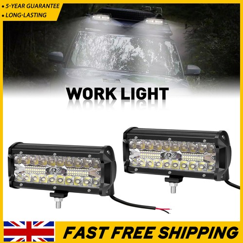 White 7inch led work light - work,