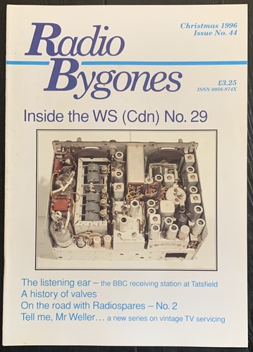 Vintage radio bygones issue - vintage,
