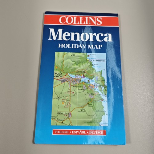 Collins menorca holiday map - collins,