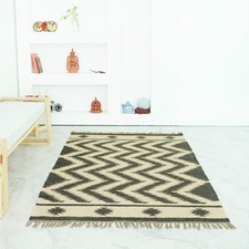 Kilim Dhurrie Wool Jute Rug