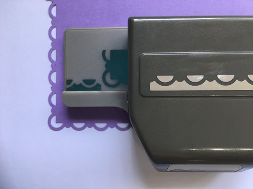 Stampin scallop edge trim - up!,