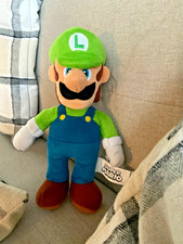  SUPER MARIO 12" LUIGI PLUSH SOFT TOY TEDDY NEW WITH TAGS OFFICIAL NINTENDO