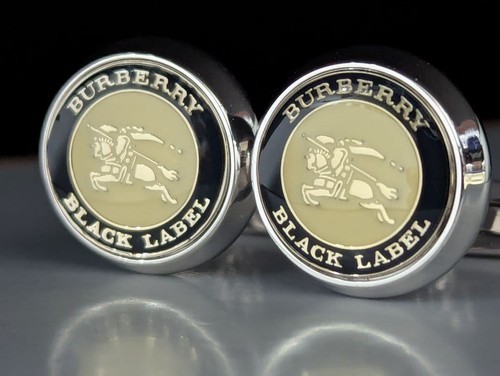 Burberry black label cufflinks - burberry,