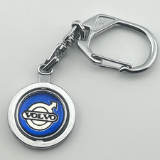 Vintage Volvo Keyring Metal