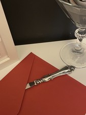 Ornate Silver Handled Letter Opener Hallmarked Sheffield 2000 Import Mark