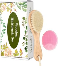 Baby Wooden Hair Brush & Comb