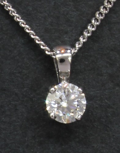 18ct white gold - white, diamond