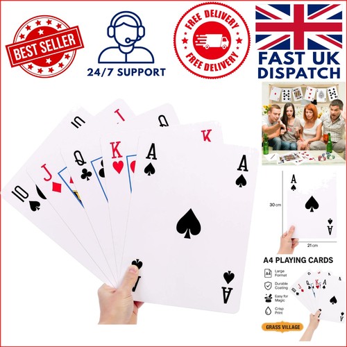 Complete jumbo playing card - complete,