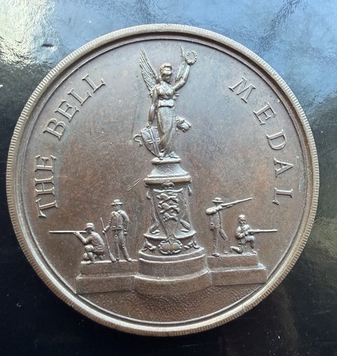 Bronze the bell medal - medal, society