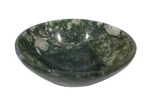 Moss agate bowl - moss,
