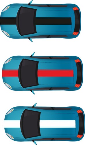 Car racing vinyl stripes - racing,