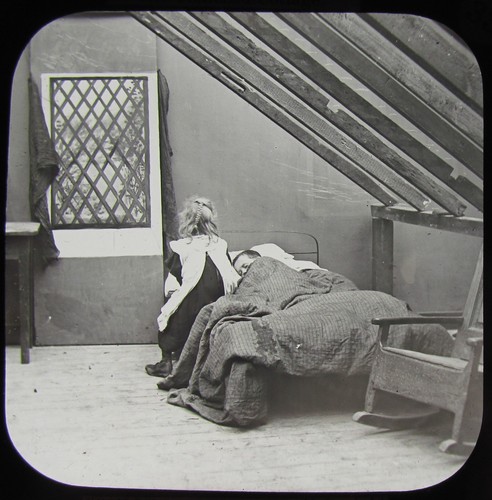 Glass magic lantern slide the - glass,
