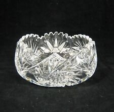 Vintage Heavy Cut Glass Fruit