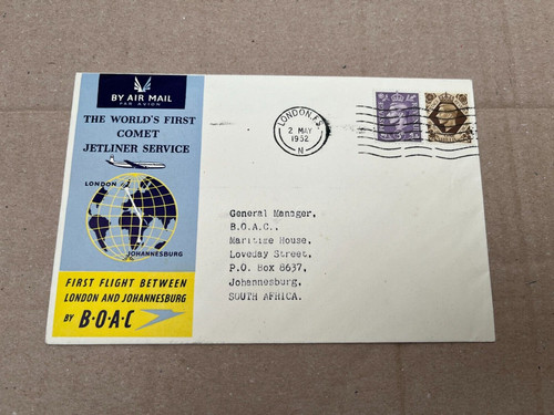 Boac jetliner first flight - boac,