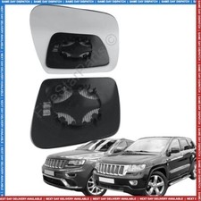 Jeep Grand Cherokee Right Driver wing mirror glass 2011-2021 door side Heated
