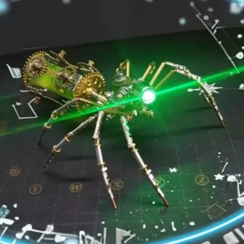 Diy mechanical spider - diy, metal