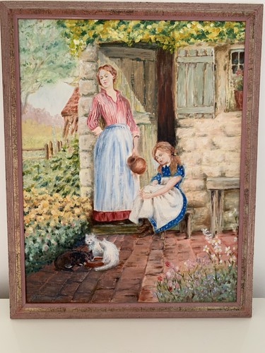 Oil painting summer - oil,