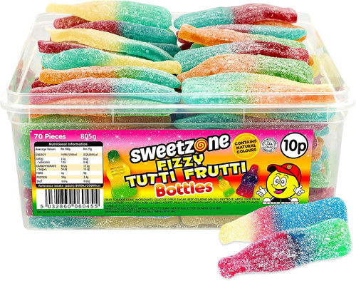 Fizzy tutti frutti bottles - fizzy,