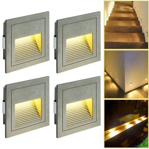 Recessed led brick step - recessed,