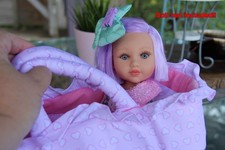 Doll Bed Set 14" Pink Carry