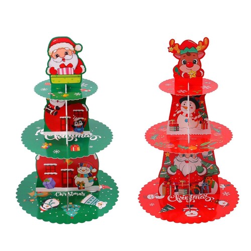 Christmas dessert stand cake - dessert,